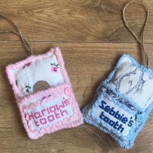 Sacchetto personalizzato per la fatina dei denti, cuscino per la fatina dei denti, cuscino per la fatina dei denti, borsa per la fatina dei denti, ricordo, primo dente
