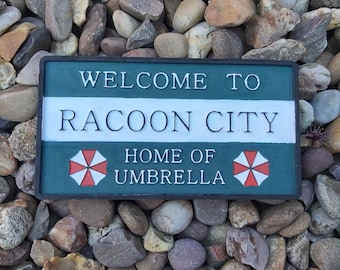 Resident Evil - Racoon City 3D Printed Sign