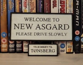 Thor - New Asgard 3D Printed Sign