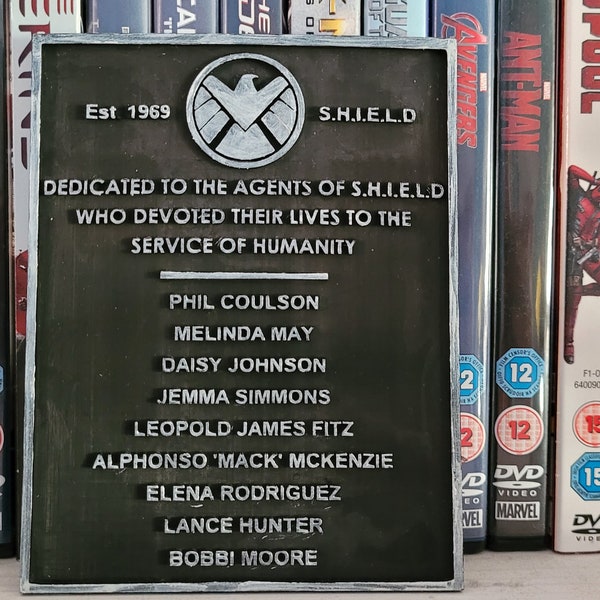 Agents of S.h.i.e.l.d 3D Printed Sign