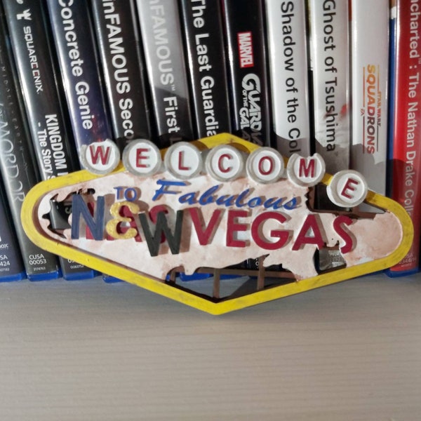 Fallout New Vegas 3D Printed Sign