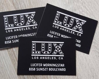 Cartes de visite Lucifer Lux
