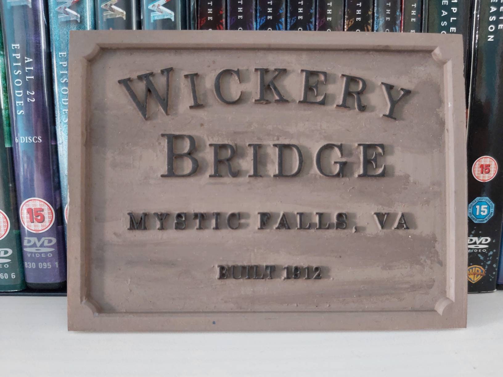 Vampire Diaries Wickery Bridge 3D Printed Sign Etsy UK