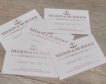 Cartes de visite Daredevil Nelson & Murdock