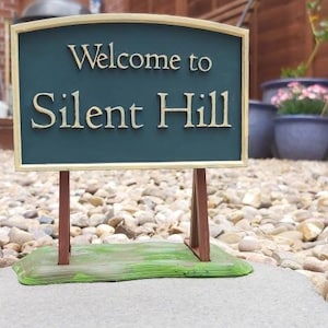 Silent Hill 3D Printed Sign