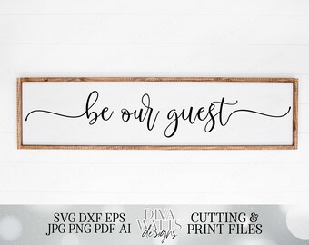 Be Our Guest Svg Etsy Be Our Guest Svg Etsy