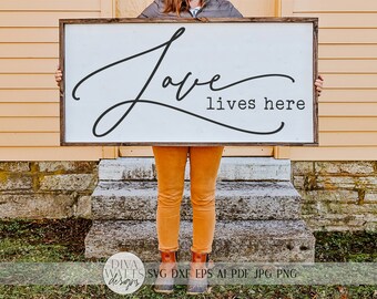 Download Love Lives Here Svg Etsy