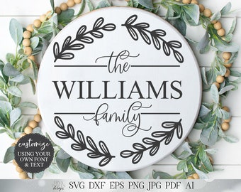 Free Free 170 Family Name Signs Svg SVG PNG EPS DXF File