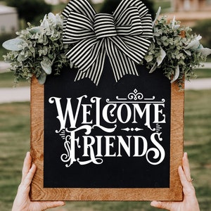 Welcome Friends SVG Vintage Welcome SVG Vintage Welcome SVG Vintage ...