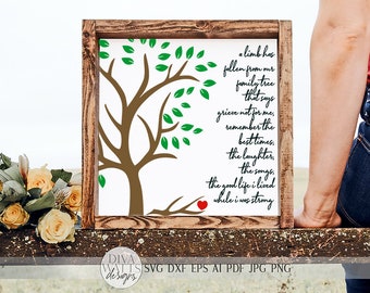 A Limb Has Fallen SVG | Grief & Memorial Sign | DXF and more