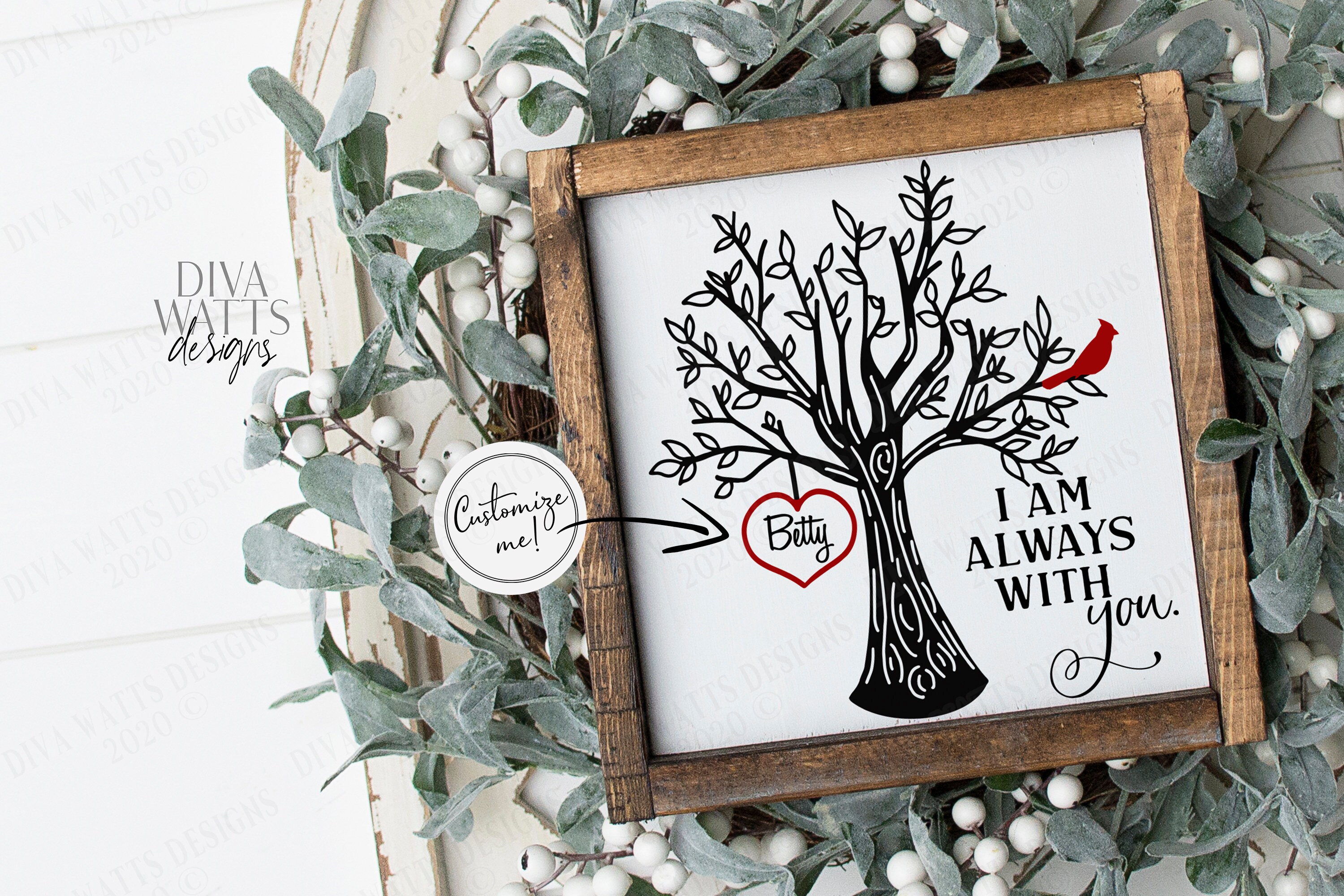 Download SVG | I Am Always With You | Cutting File | Red Cardinal ...