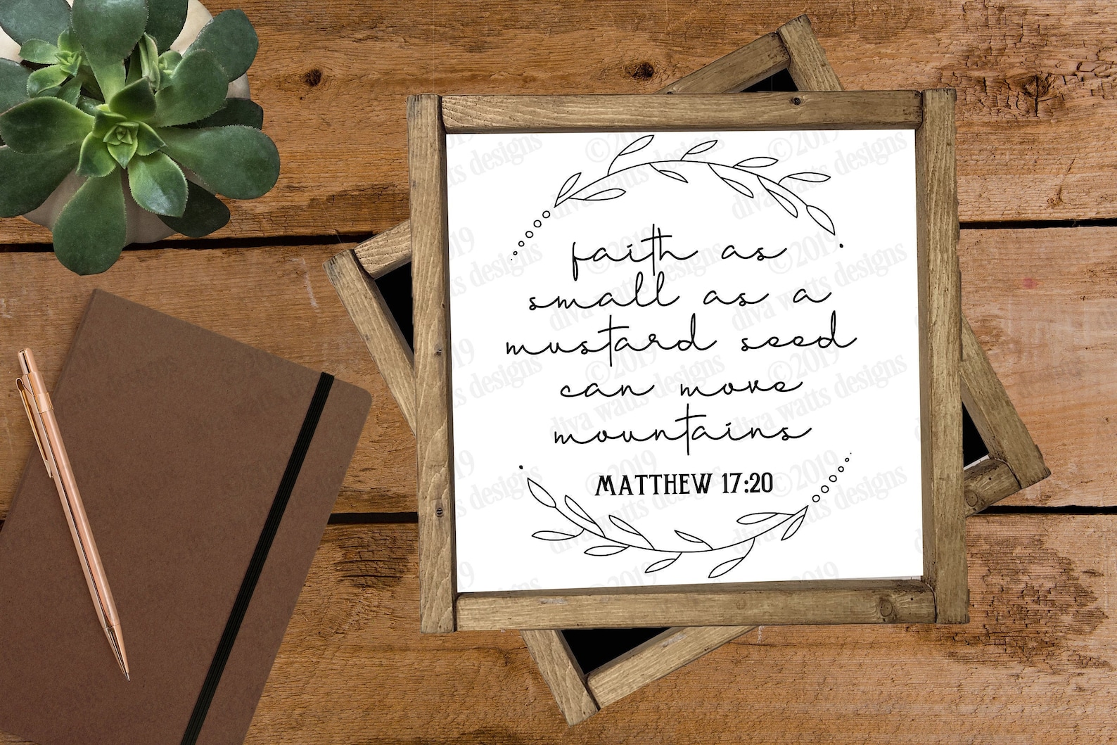 SVG Faith as Small as a Mustard Seed Can Move Mountains Matthew 17:20 ...