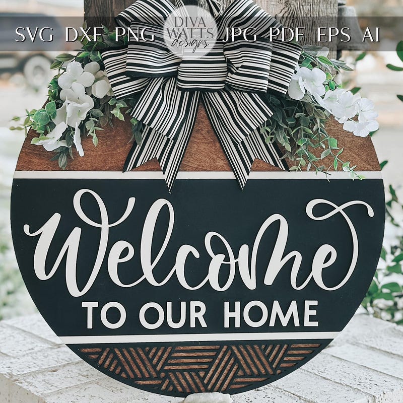 Welcome to Our Home Sign - Etsy