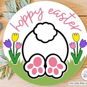 Hoppy Easter SVG | Easter Bunny Design