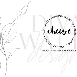 Cheese Board SVG | Charcuterie & Grazing Board Design bild 5