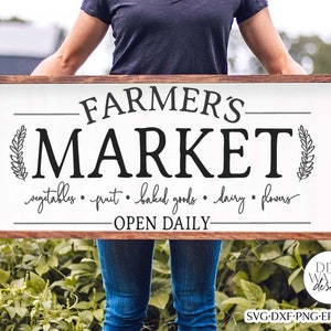 Farmer&#39;s Market SVG | Rustic Farmhouse Design