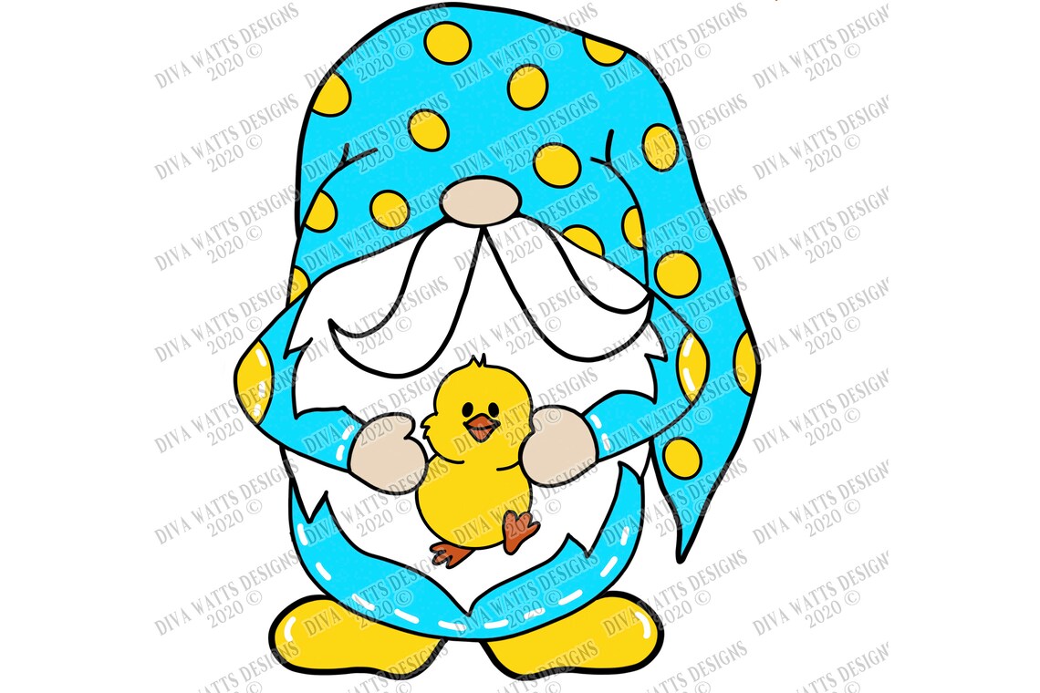 Download SVG Easter Chick Gnome Cutting File Duck Duckie Vinyl | Etsy