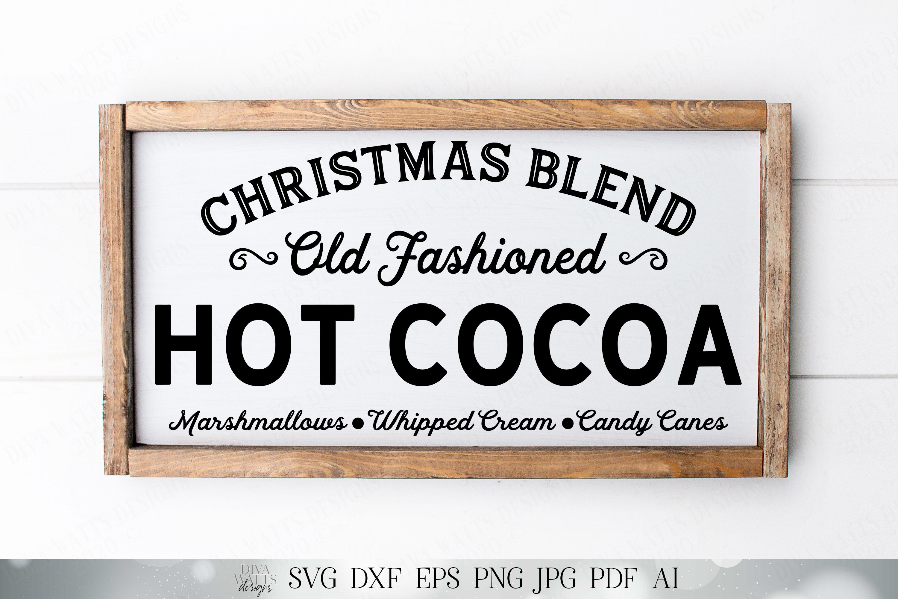 Old fashioned hot cocoa svg