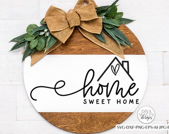 Home Sweet Home SVG | Farmhouse Style Design