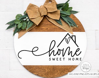 Home Sweet Home SVG | Farmhouse Style Design