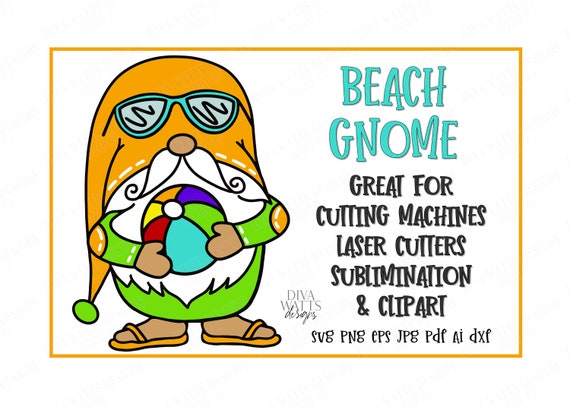 Download SVG Beach Gnome Cutting File Summer Sunglasses Flip | Etsy