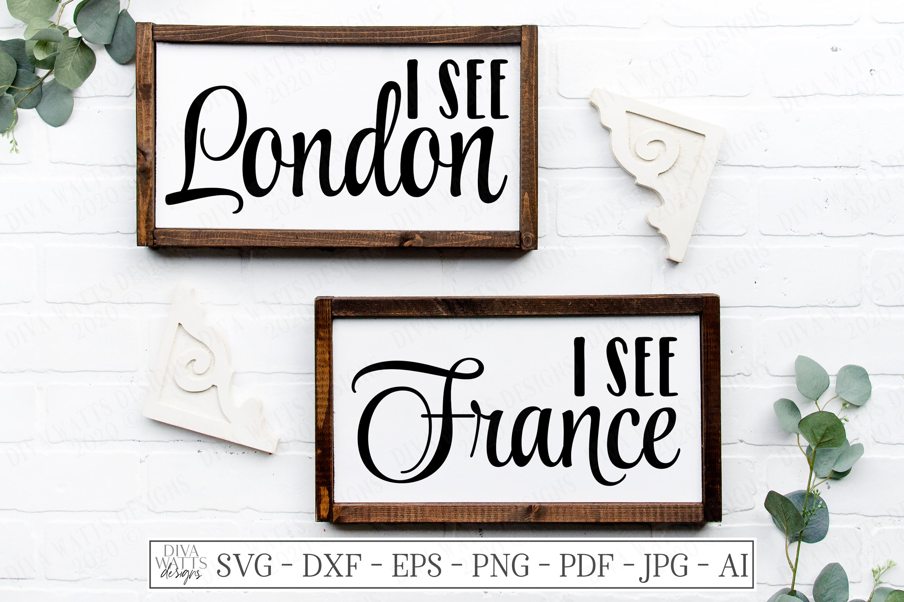 Download Svg I See London I See France Cutting File Farmhouse Bathroom Humor Sign Set Vinyl Stencil Htv Dxf Eps Jpg Pdf Ai Restroom Bath