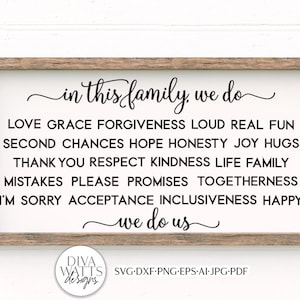 In This Family SVG | Farmhouse Design