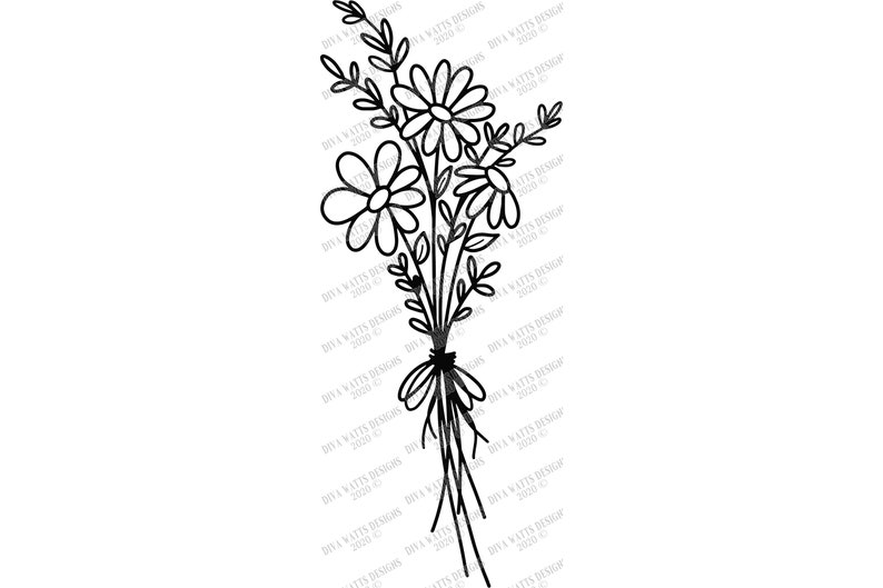 Free Free 125 Wild Flower Bouquet Svg SVG PNG EPS DXF File