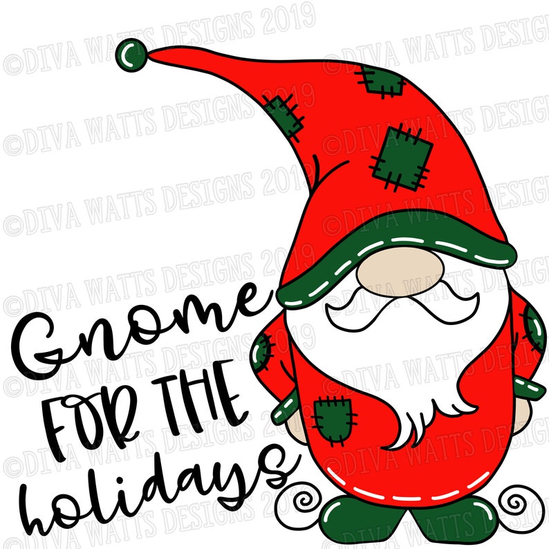 Download SVG Gnome for the Holidays Cutting File Christmas Gnomes ...