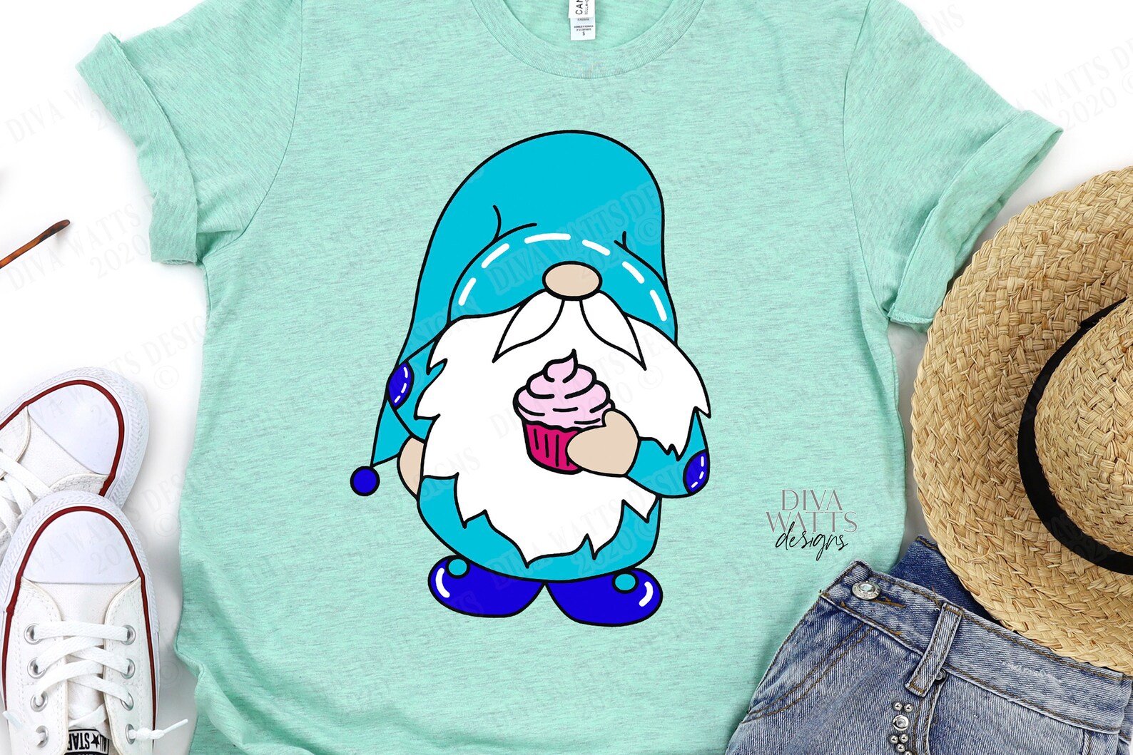 Download Happy Birthday Gnome SVG 5 Variations dxf and more | Etsy