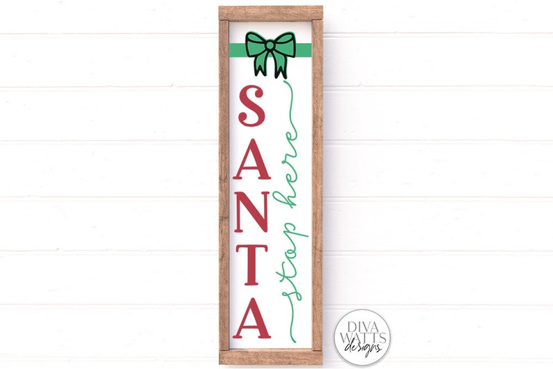 Vertical Christmas SVG Bundle Winter Porch Sign Makers Bundle image 4