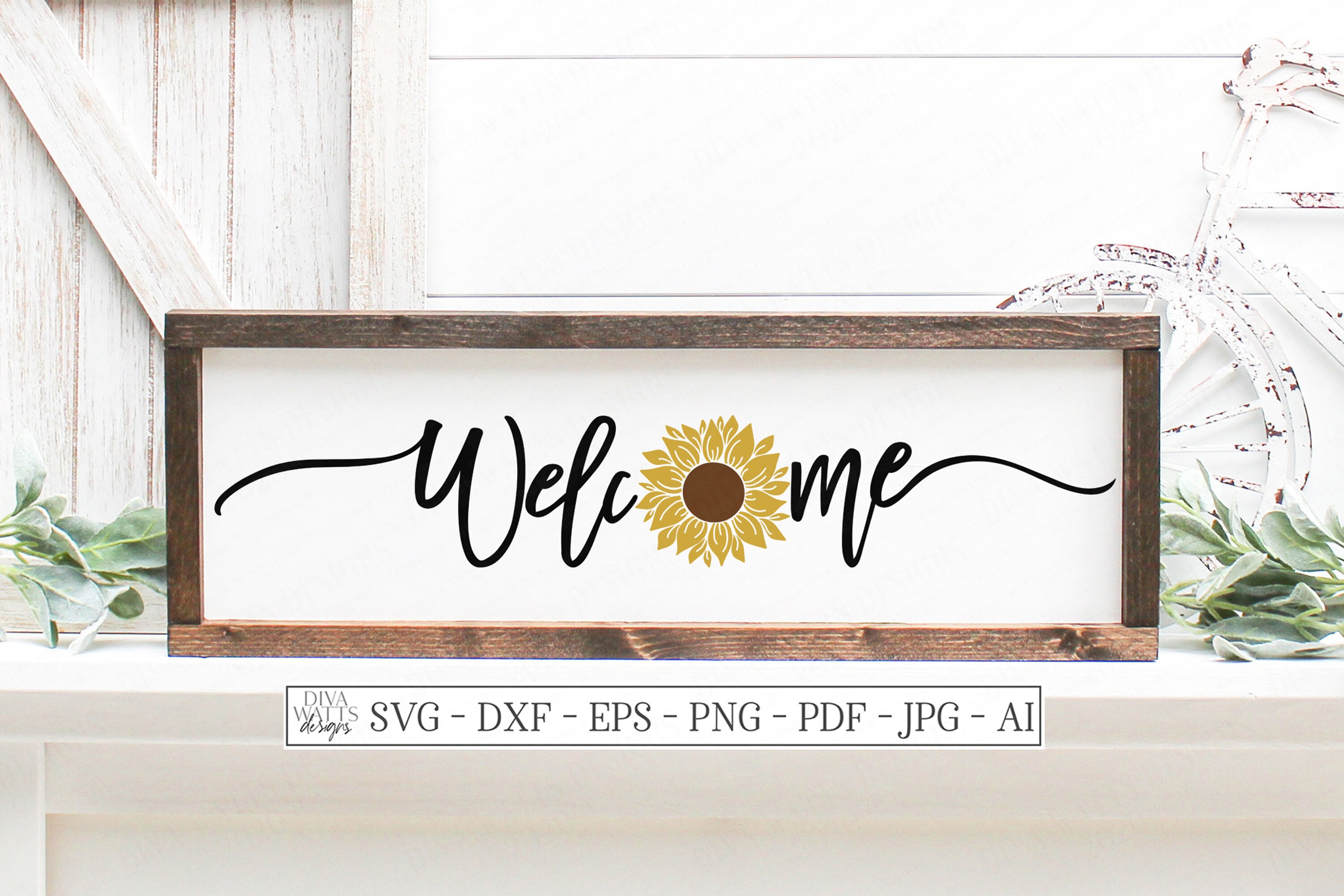 Free Free 335 Sunflower Welcome Svg SVG PNG EPS DXF File