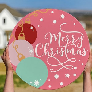Merry Christmas SVG Christmas Door Hanger svg Winter Sign SVG Welcome Christmas svg Christmas Ornaments SVG Merry Christmas Sign svg Winter