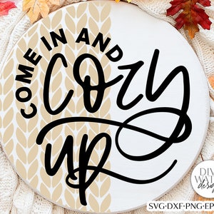 Come In And Cozy Up SVG | Fall Knit Sweater Design