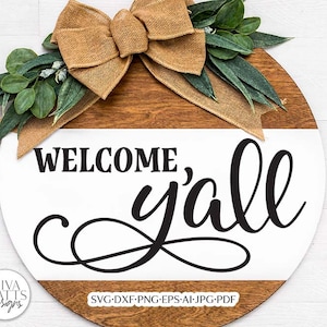 Welcome Y&#39;all SVG | Farmhouse Design