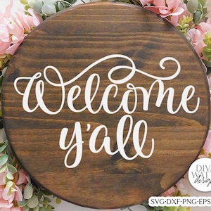 Welcome Y&#39;all SVG | Farmhouse Design