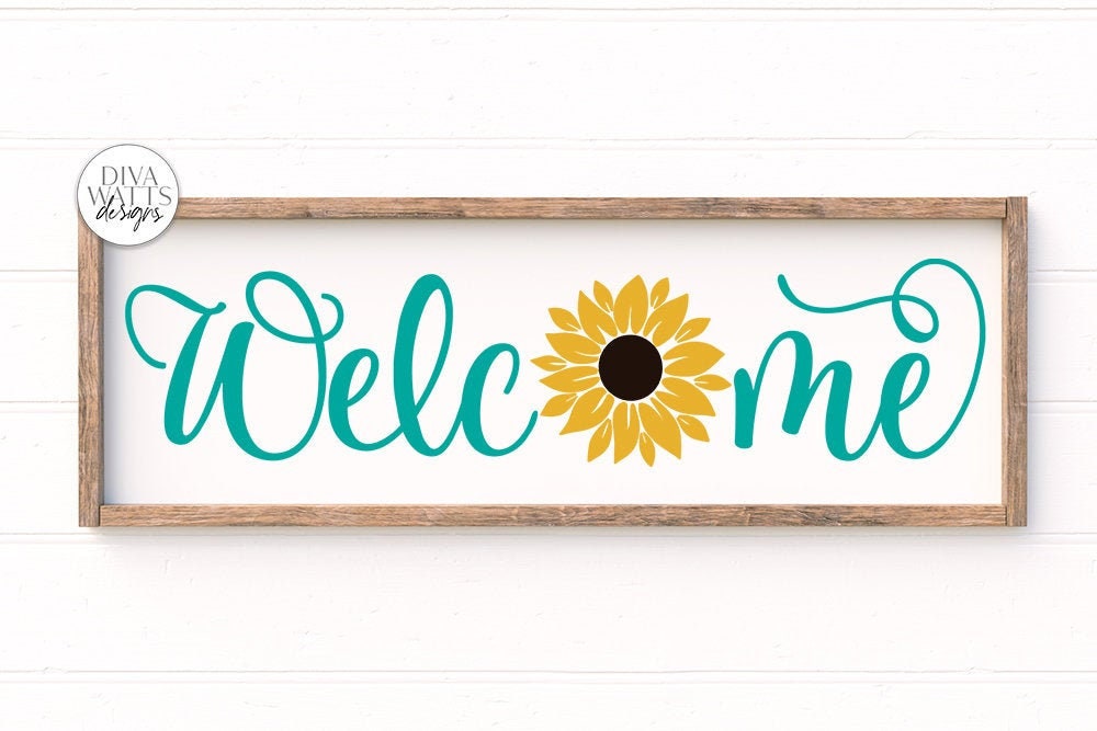 Free Free 300 Sunflower Welcome Svg SVG PNG EPS DXF File