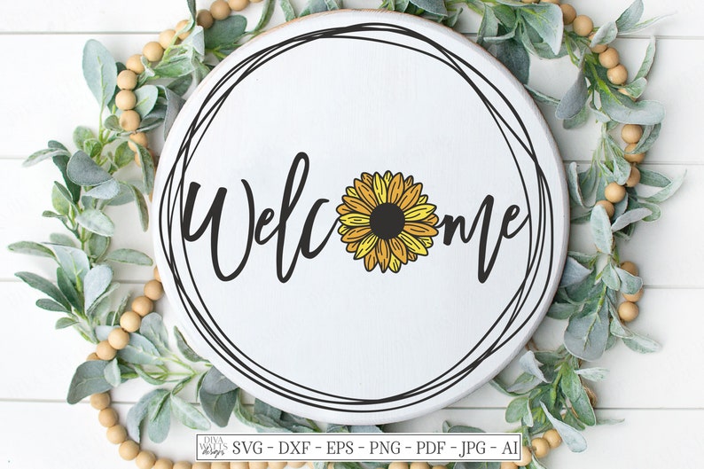 Free Free 58 Sunflower Welcome Svg SVG PNG EPS DXF File