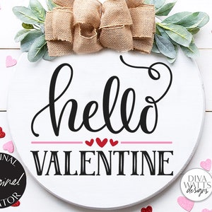 Hello Valentine SVG | Valentine's Day Design