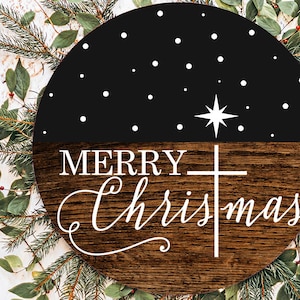 Merry ChrisTmas SVG | Christian Winter Design