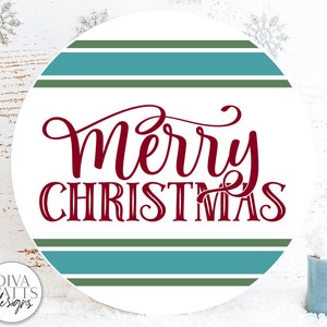 Merry Christmas SVG | Round Design