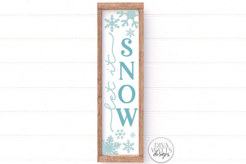 Vertical Christmas SVG Bundle Winter Porch Sign Makers Bundle image 7