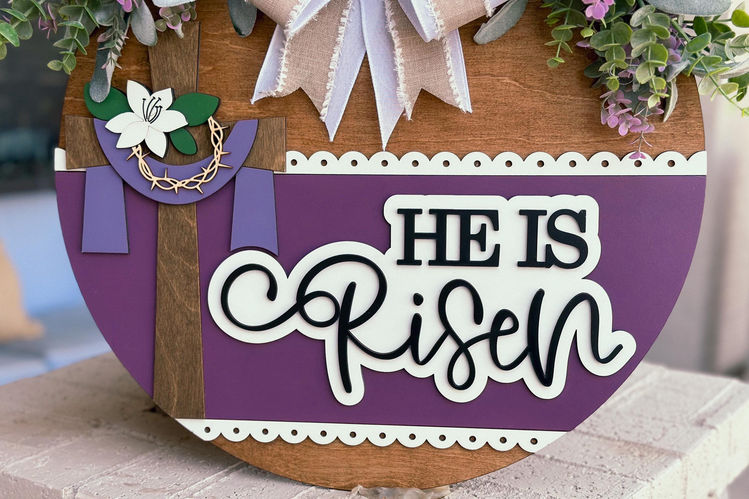Happy Easter Day Decorations Door Cover He Is Risen Porch Sign Religious Door Cover Large Fabric Cross Door Cover Background for Jesus Spring Easter Party Decor 70.8 x 35.4 Inch Happy Easter Day Decorations Door Cover He Is Risen Porch Sign Religious Door Cover Large Fabric Cross Door Cover Background for Jesus Spring Easter Party Decor 70.8 x 35.4 Inch