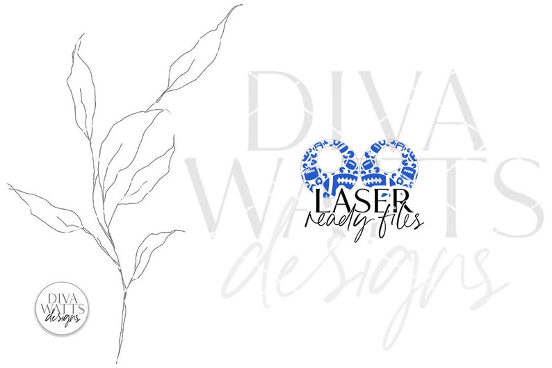 May include: A blue and white design of footballs in the shape of a heart with the text "LASER ready files" below. The text "DIVA WATTS designs" is in the bottom left corner of the image.