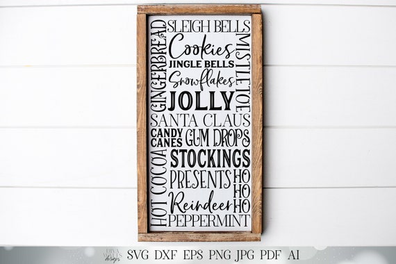 Christmas Printable Subway Art