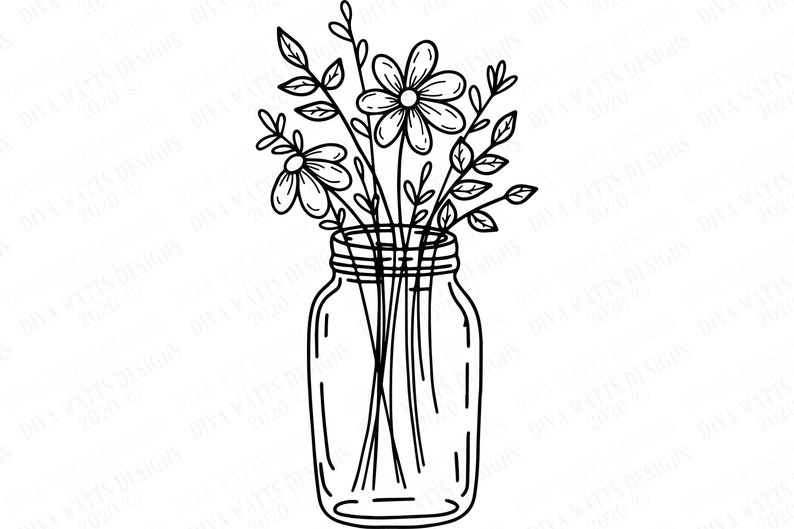 Free Free 51 Flower Jar Svg SVG PNG EPS DXF File