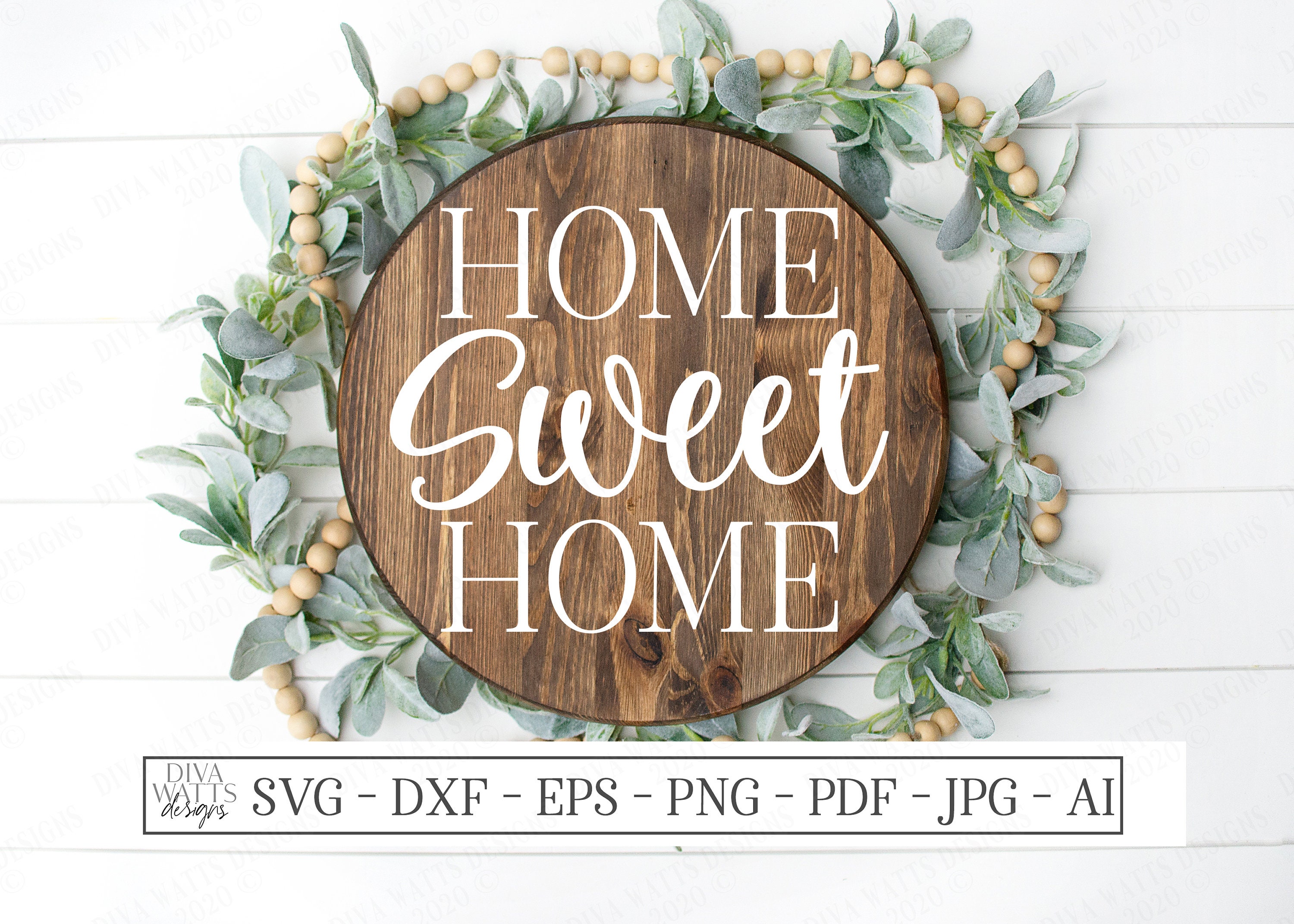 Free Free Home Sweet Home Round Svg 394 SVG PNG EPS DXF File