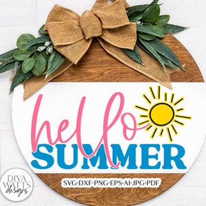 Hello Summer SVG | Summertime Design