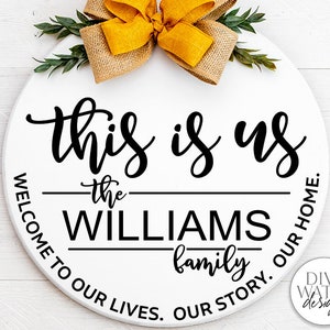 This Is Us SVG | Welcome To Our Lives Our Story Our Home | Farmhouse Design