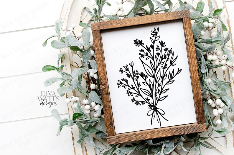 Free Free 279 Hand Drawn Wildflower Svg SVG PNG EPS DXF File